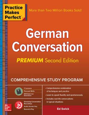 دانلود کتاب Practice Makes Perfect: German Conversation, Premium Second Edition