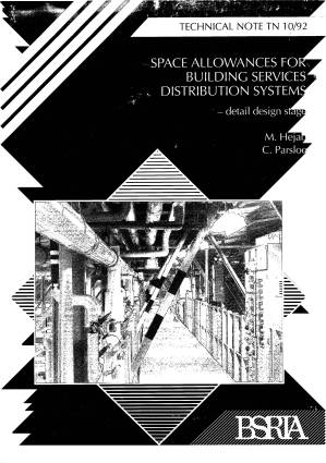 دانلود کتاب Space Allowances for Buildings Services Distribution Systems – Detail Design Stage