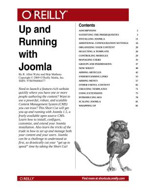 دانلود کتاب Up and Running with Joomla