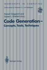 دانلود کتاب Code Generation — Concepts, Tools, Techniques: Proceedings of the International Workshop on Code Generation, Dagstuhl, Germany, 20–24 May 1991