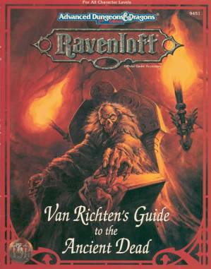 دانلود کتاب Ravenloft Van Richten’s Guide to the Ancient Dead (2e TSR# 9451)