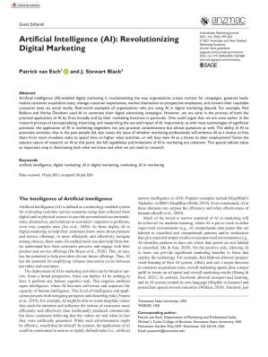دانلود کتاب Artificial Intelligence (AI): Revolutionizing Digital Marketing
