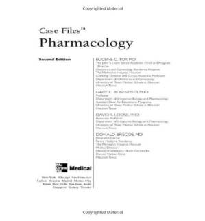 دانلود کتاب Case Files: Pharmacology (Lange Case Files), 2nd edition