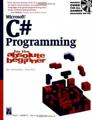 دانلود کتاب Microsoft C# Programming for the Absolute Beginner