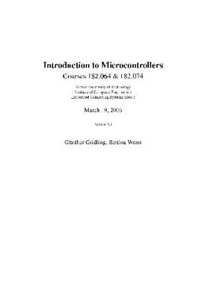 دانلود کتاب Introduction to microcontrollers