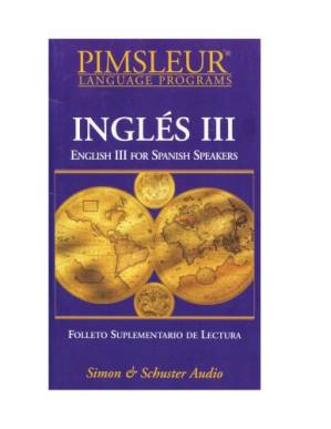 دانلود کتاب Pimsleur English III for Spanish Speakers