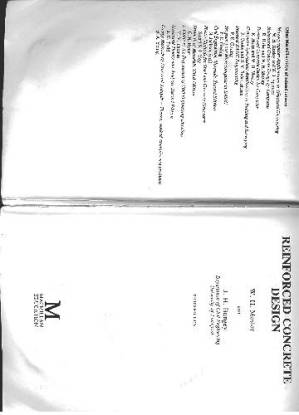 دانلود کتاب Reinforced concrete design