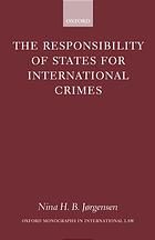 دانلود کتاب The responsibility of states for international crimes