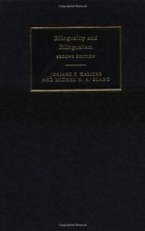 دانلود کتاب Bilinguality and bilingualism