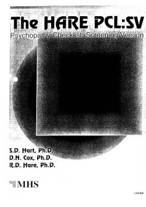 دانلود کتاب The Hare Psychopathy Checklist: Screening Version (PCL:SV)