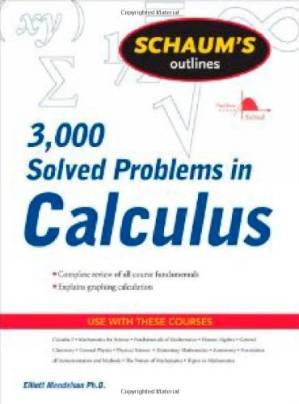 دانلود کتاب Schaum’s Outlines: 3,000 Solved Problems in Calculus