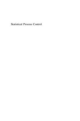 دانلود کتاب Statistical process control