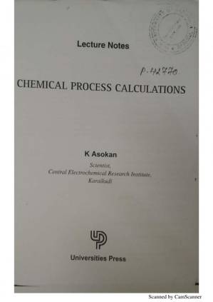 دانلود کتاب Chemical Process Calculations