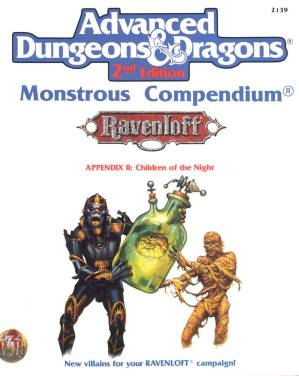 دانلود کتاب Monstrous Compendium: Ravenloft Appendix II-Children of the Night