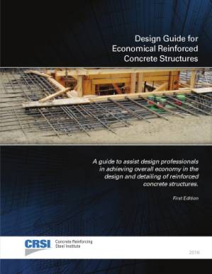 دانلود کتاب Design Guide for Economical Reinforced Concrete Structures