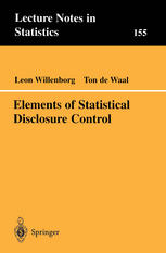 دانلود کتاب Elements of Statistical Disclosure Control