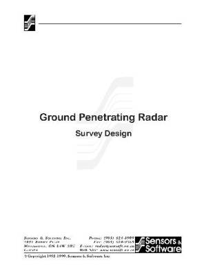 دانلود کتاب Ground Penetrating Radar.Survey design
