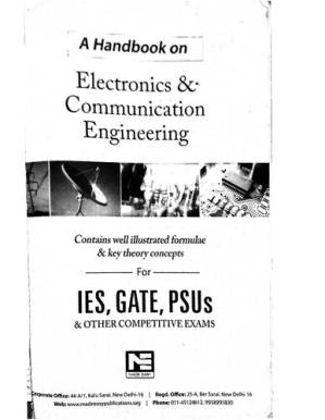 دانلود کتاب A Handbook for Electronics Engineering