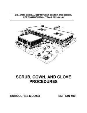 دانلود کتاب Scrub, Gown, and Glove Procedures MD0933