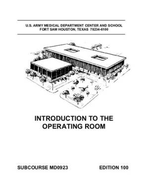 دانلود کتاب Introduction to the Operating Room Subcourse MD 0923