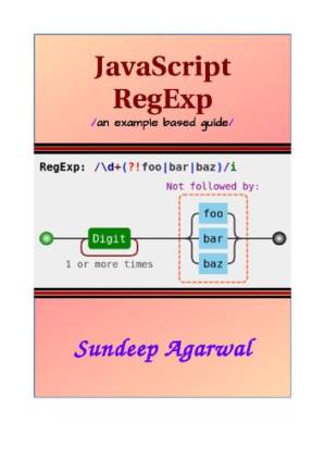 دانلود کتاب JavaScript RegExp an example based guide