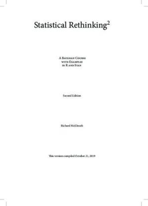 دانلود کتاب Statistical Rethinking: A Bayesian Course with Examples in R and STAN (draft)