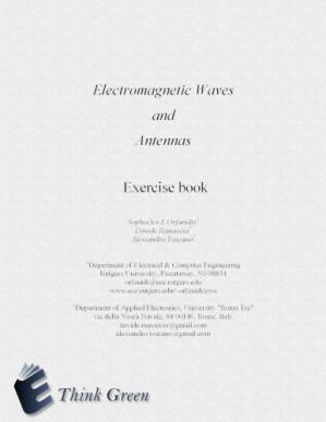 دانلود کتاب Electromagnetic Waves and Antennas, Exercise Book