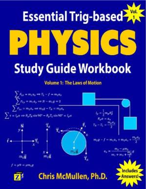 دانلود کتاب Essential Trig-based Physics Study Guide Workbook: The Laws of Motion