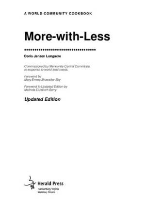 دانلود کتاب More-with-less cookbook /