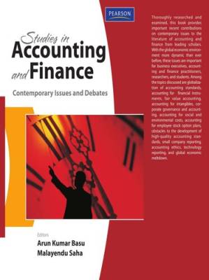 دانلود کتاب Studies in Accounting and Finance: Contemporary Issues and Debates