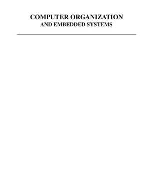 دانلود کتاب Computer Organization and Embedded Systems