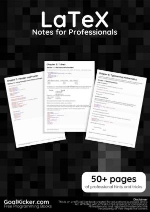 دانلود کتاب LaTeX Notes for Professionals