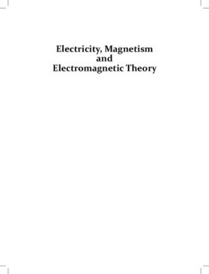 دانلود کتاب Electricity, magnetism and electromagnetic theory