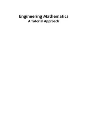 دانلود کتاب Engineering mathematics : a tutorial approach