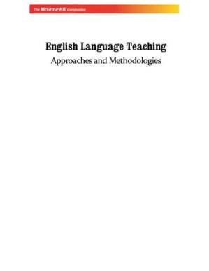 دانلود کتاب English Language Teaching: Approaches And Methodologies