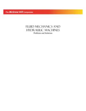 دانلود کتاب Fluid mechanics and hydraulic machines : problems and solutions