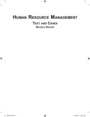 دانلود کتاب HUMAN RESOURCE MANAGEMENT