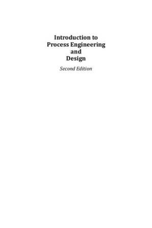 دانلود کتاب Introduction To Process Engineering And Design