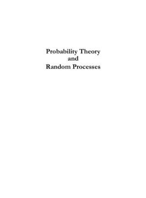 دانلود کتاب Probability Theory And Random Processes