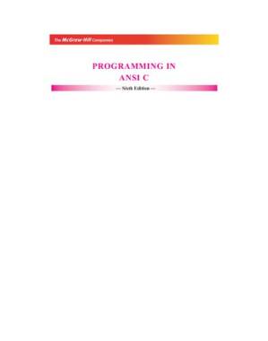 دانلود کتاب Programming in ANSI C