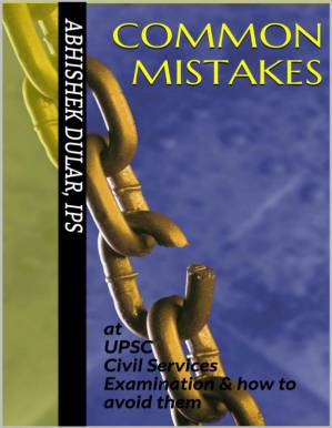 دانلود کتاب COMMON MISTAKES: at UPSC Civil Services Examination & how to avoid them