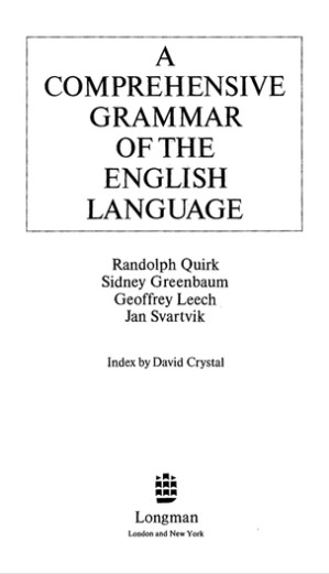 دانلود کتاب A Comprehensive Grammar of the English Language