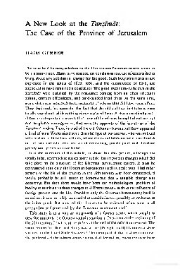 دانلود کتاب A new look at the Tanzimat: The case of the Province of Jerusalem