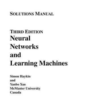 دانلود کتاب Solutions Manual for Neural Networks and Learning Machines, 3rd Edition