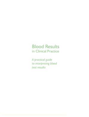 دانلود کتاب Blood Results in Clinical Practice: A practical guide to interpreting blood test results