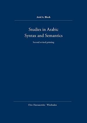 دانلود کتاب Studies in Arabic Syntax and Semantics