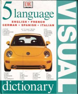 دانلود کتاب 5 Language Visual Dictionary: English, French, German, Spanish, Italian