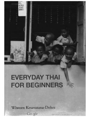 دانلود کتاب Everyday Thai for Beginners