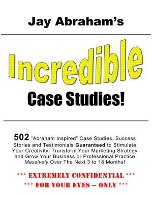 دانلود کتاب 502 Incredible Case Studies (Vol. 1)