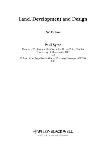 دانلود کتاب Land, development and design